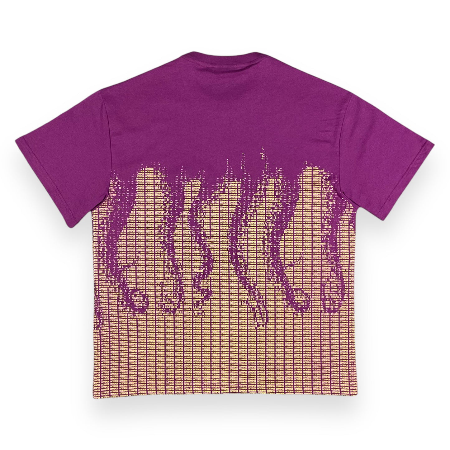 PRINTED T-SHIRT LOOSE MATRIX PURPLEIU