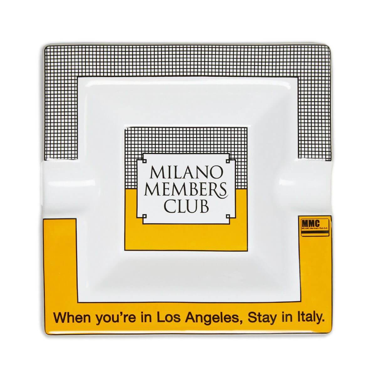 MEMBERS ASHTRAY WHITE IUTER €25.0