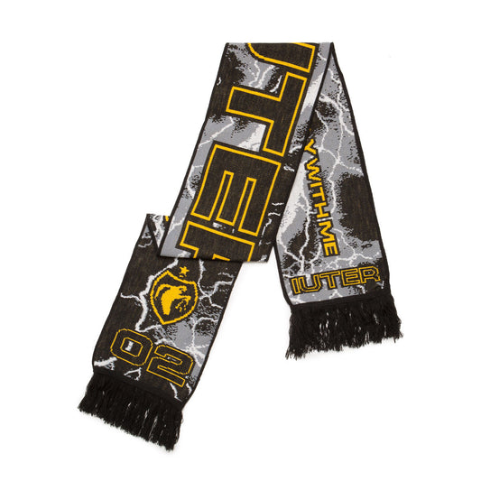 SOCCER SCARF BLACKYELLO