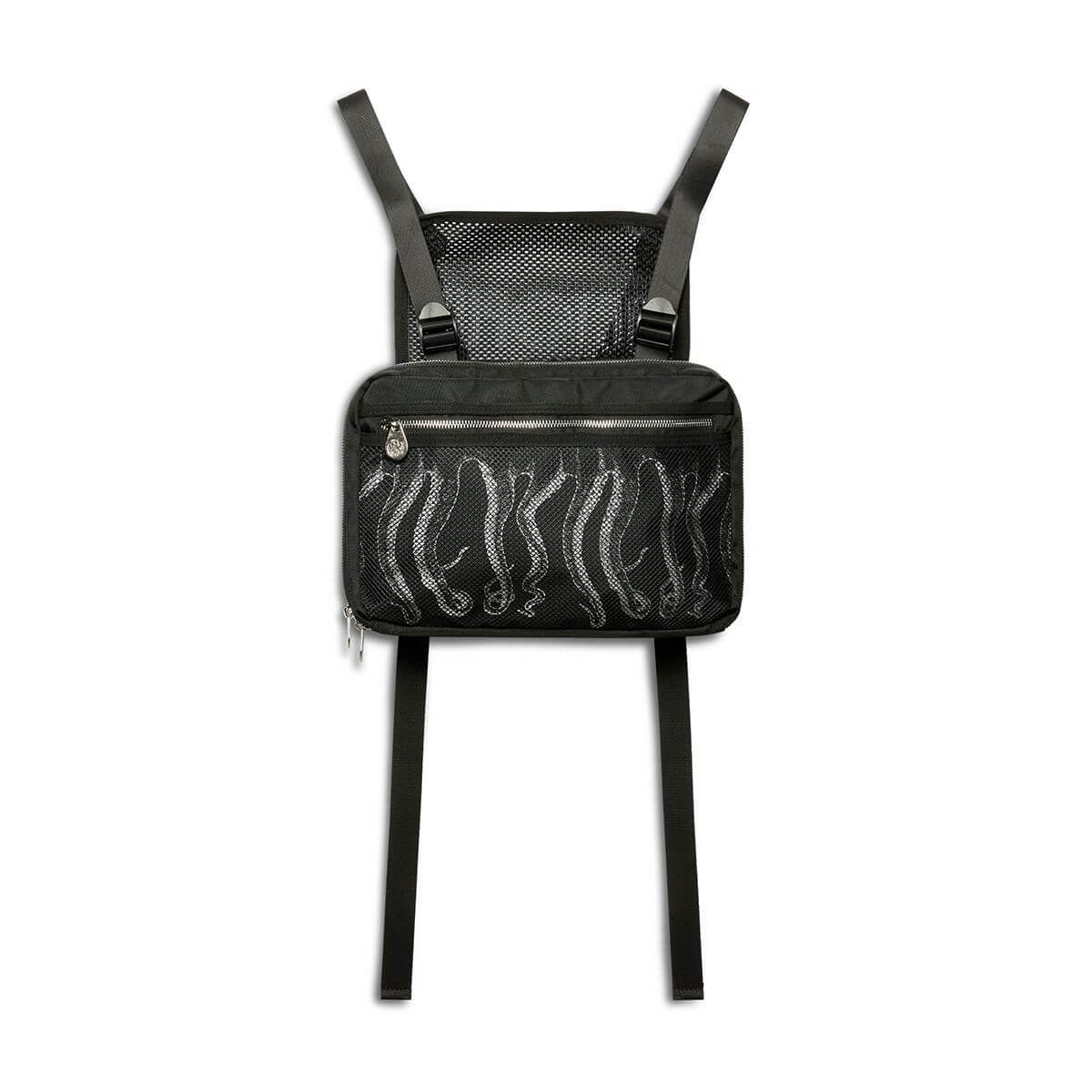OCTOPUS OUTLINE CHEST BAG WHITE BLACK OCTOPUS €20.0