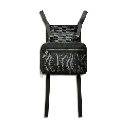 OCTOPUS OUTLINE CHEST BAG WHITE BLACK OCTOPUS €20.0