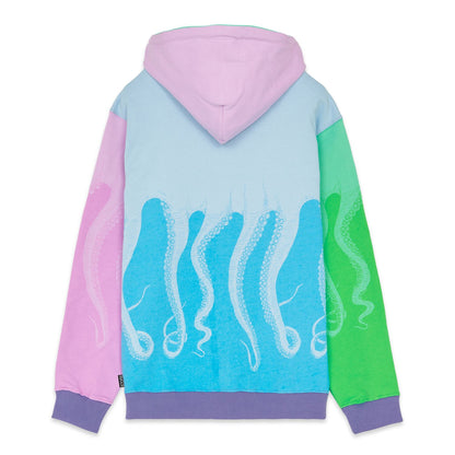 OCTOPUS MULTI DYED HOODIE MULTICOLOUR