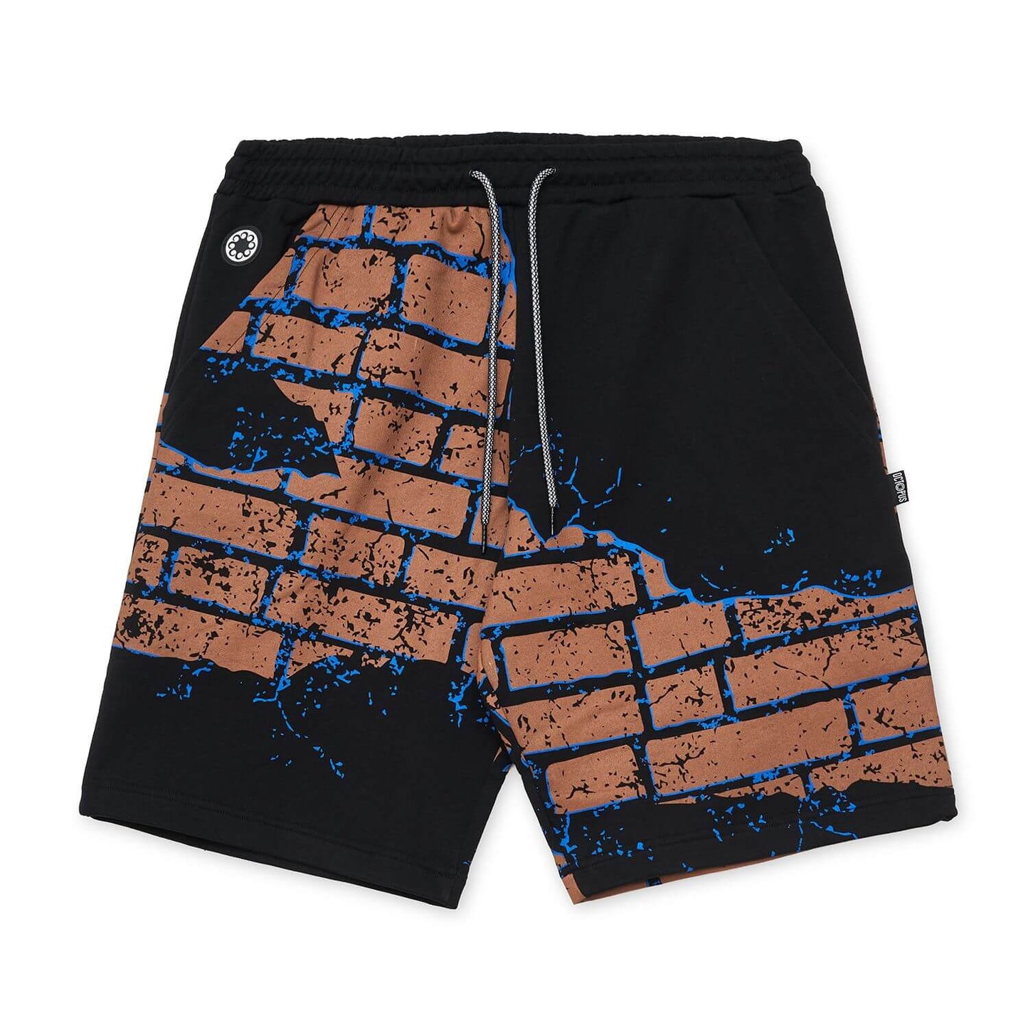 BRICKS SWEATSHORTS BLACK OCTOPUS €36.0