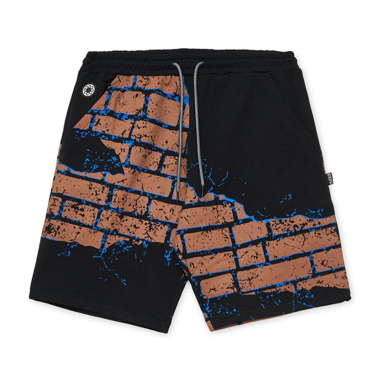 BRICKS SWEATSHORTS BLACK OCTOPUS €36.0
