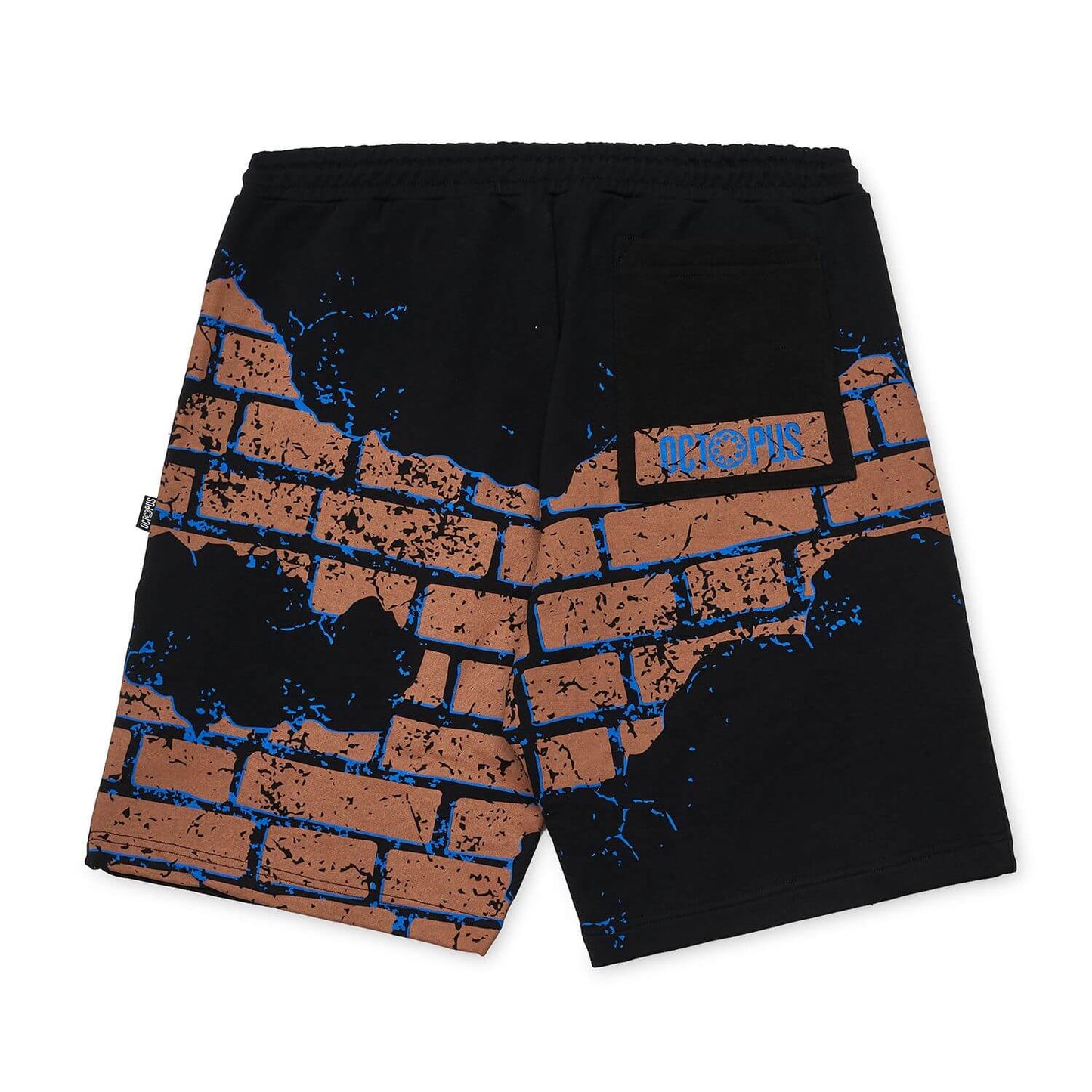 BRICKS SWEATSHORTS BLACK OCTOPUS €36.0