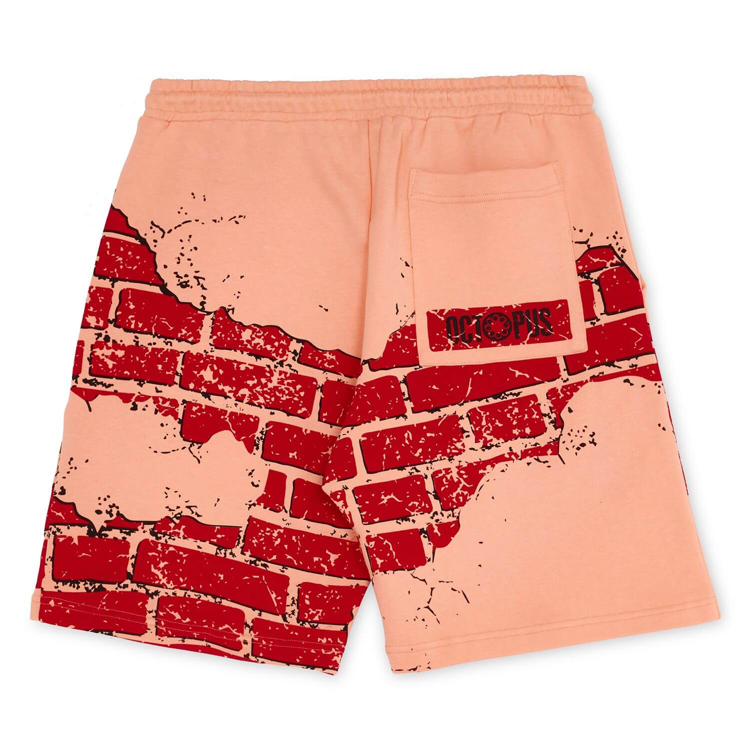 BRICKS SWEATSHORTS PEACH OCTOPUS €36.0