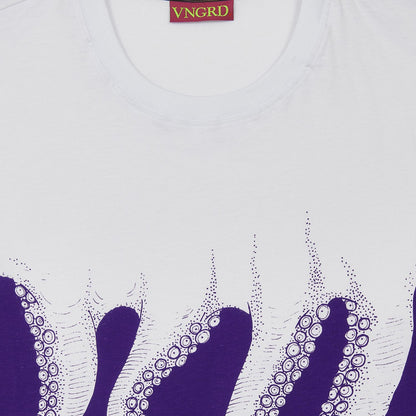 VNGRD OG OCTOPUS TEE WHITE PURPLE