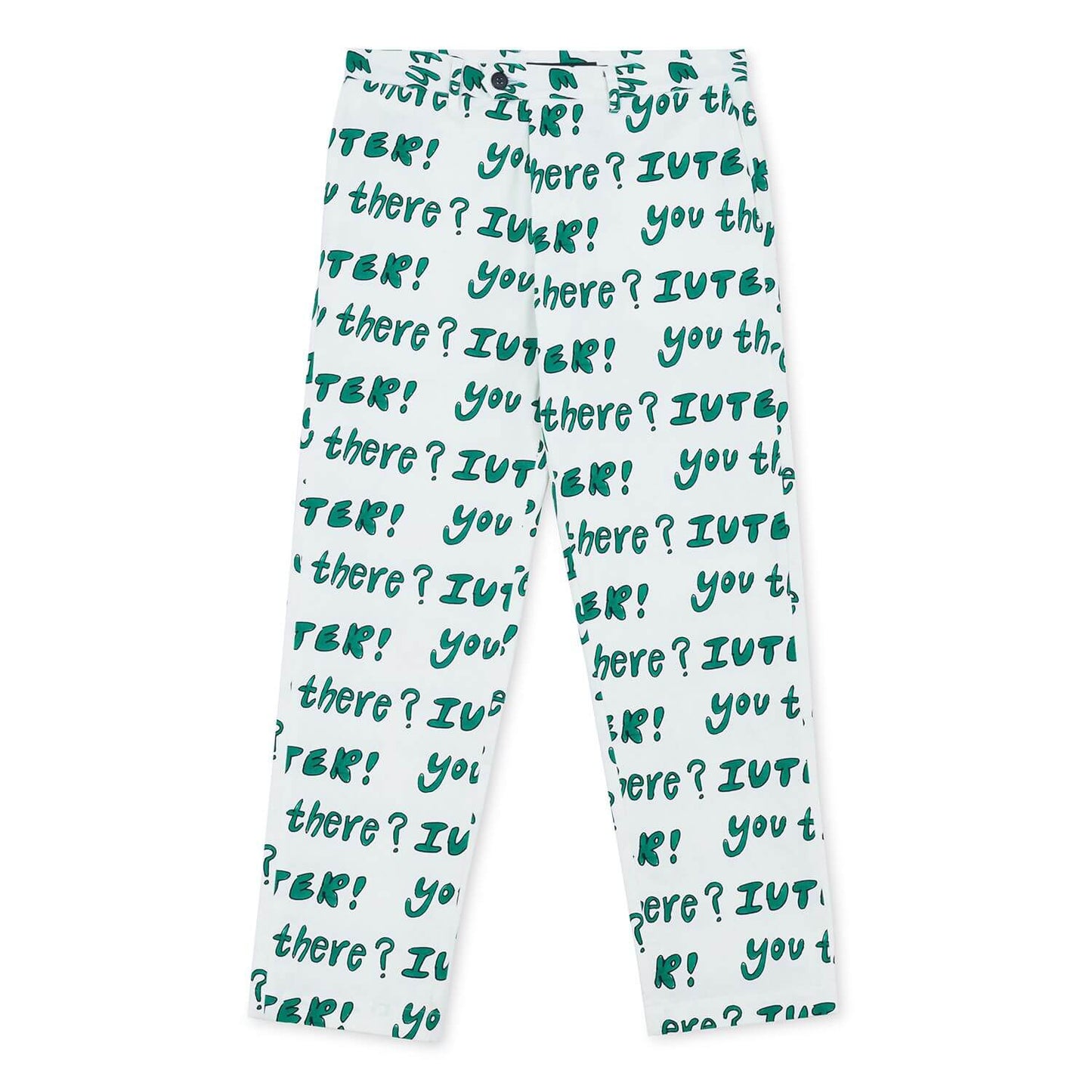 U THERE PANTS WHITE IUTER €60.0