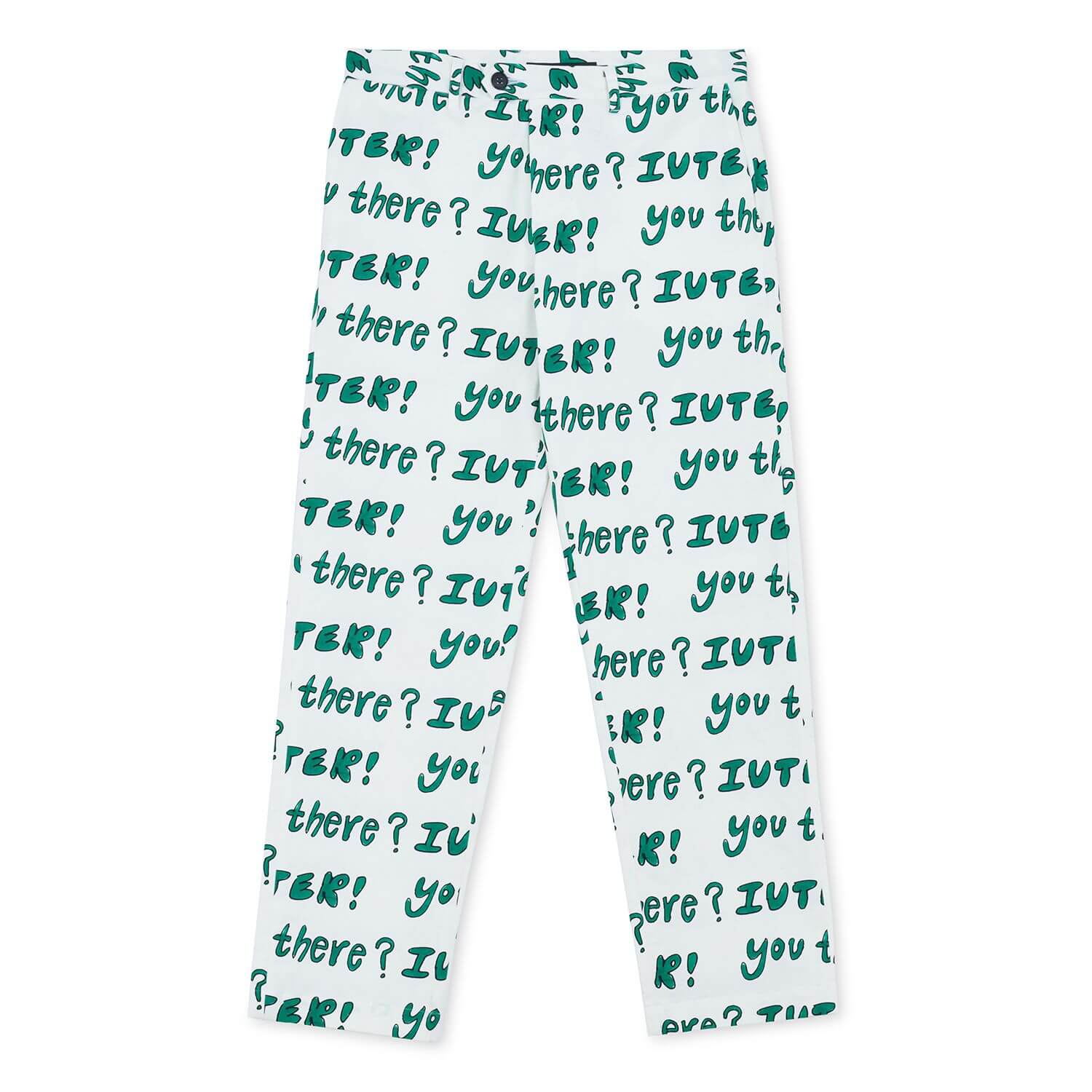 U THERE PANTS WHITE IUTER €60.0