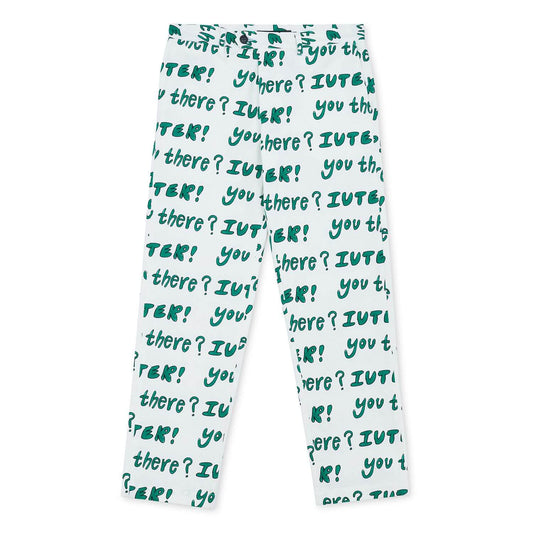 U THERE PANTS WHITE IUTER €60.0