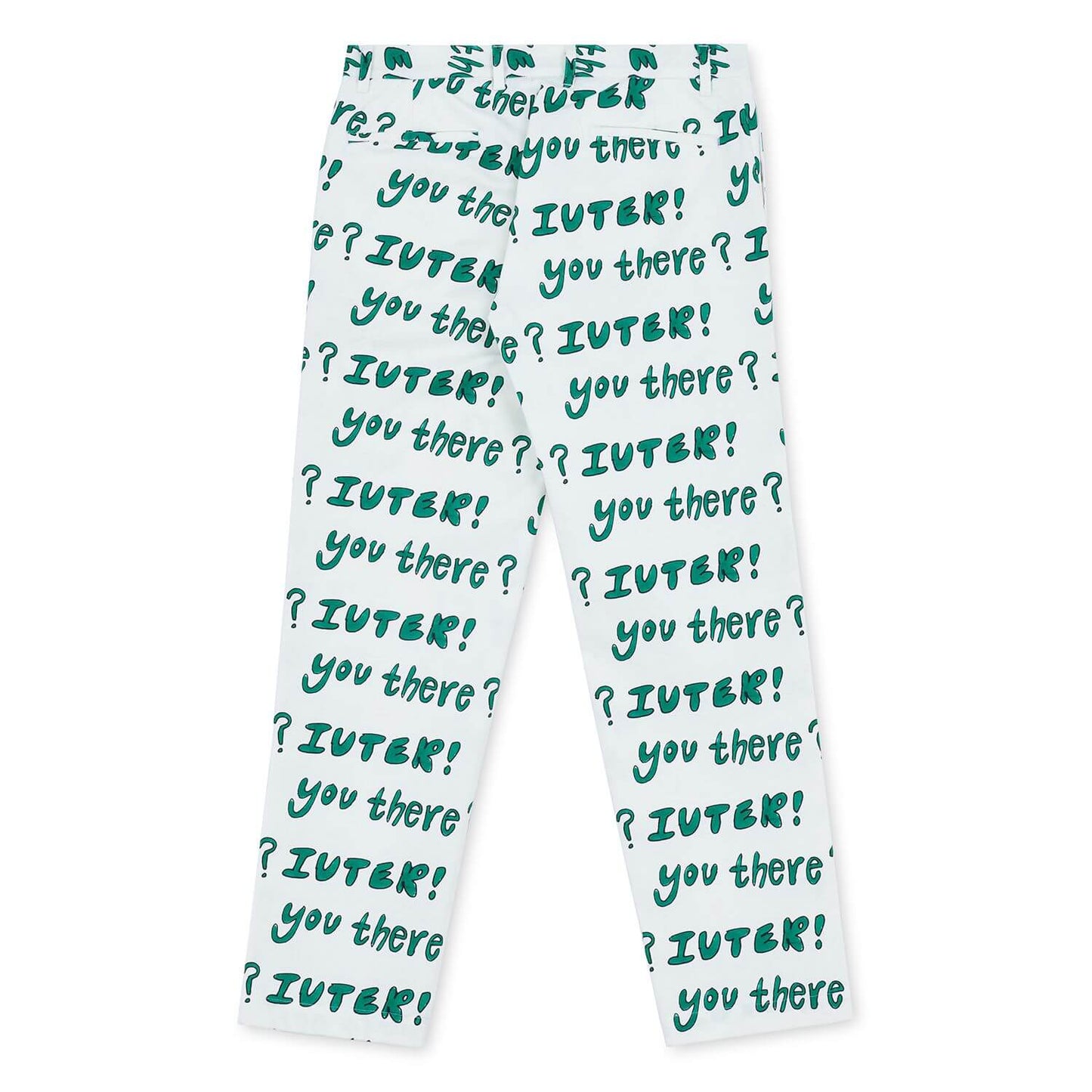 U THERE PANTS WHITE IUTER €60.0