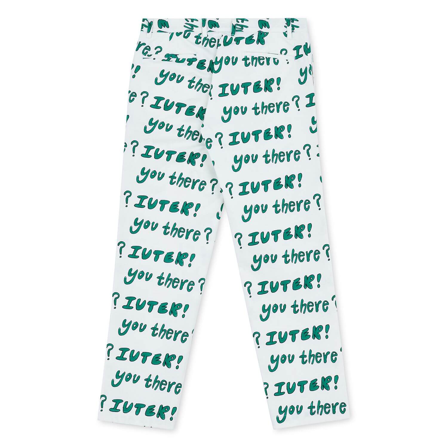 U THERE PANTS WHITE IUTER €60.0