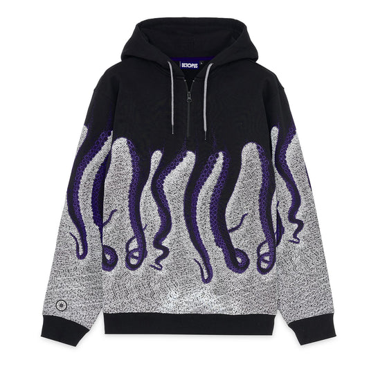 EVERYWHERE OCTOPUS ZIPPER BLACK