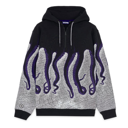 EVERYWHERE OCTOPUS ZIPPER BLACK