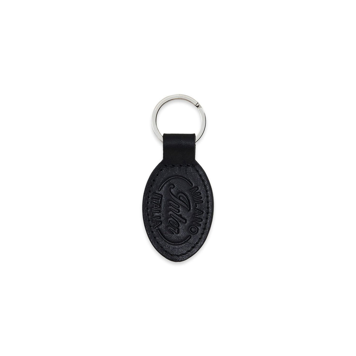 MILANO LEATHER KEYCHAIN BLACK