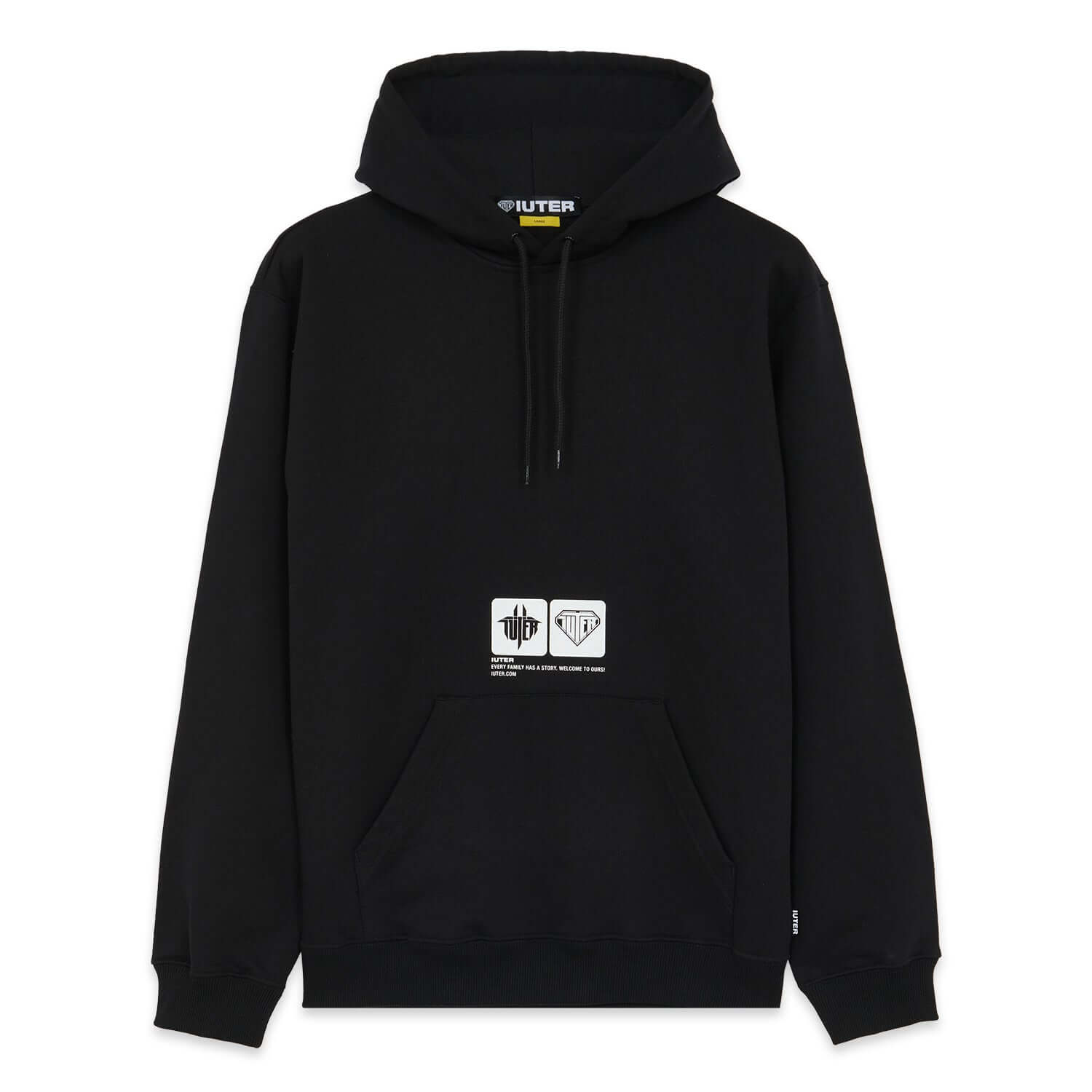 TAB HOODIE BLACK IUTER €0.0