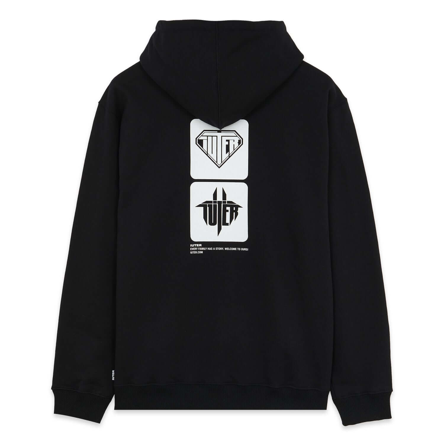 TAB HOODIE BLACK IUTER €0.0