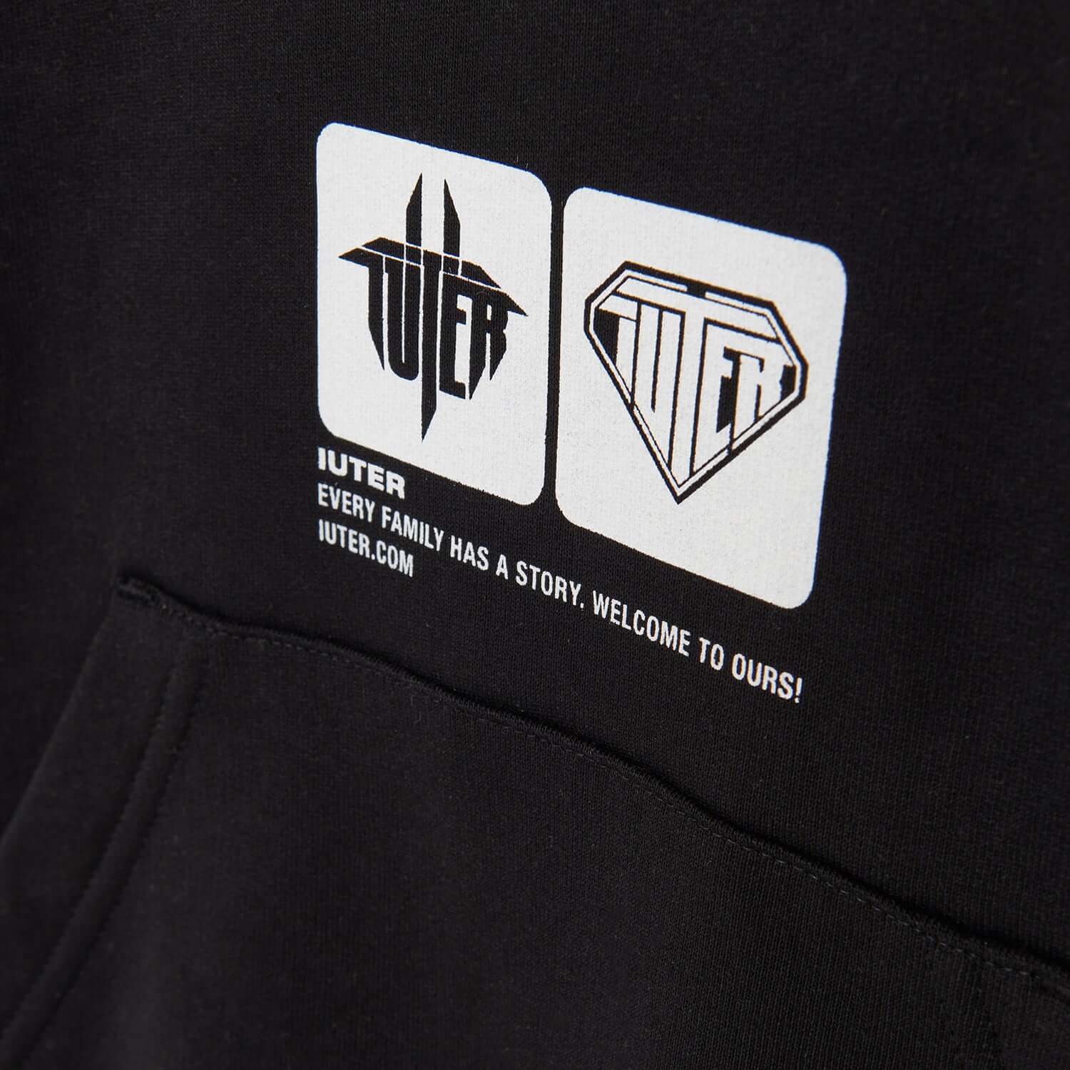 TAB HOODIE BLACK IUTER €0.0