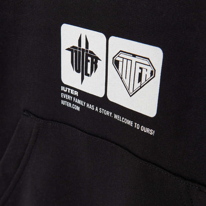 TAB HOODIE BLACK IUTER €0.0