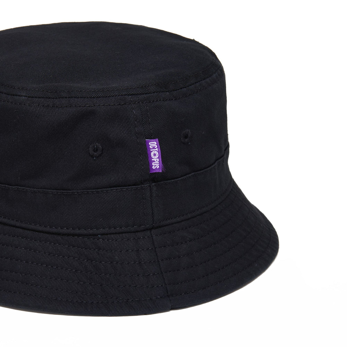 OCTOPUS LOGO BUCKET HAT - PACK BLACK