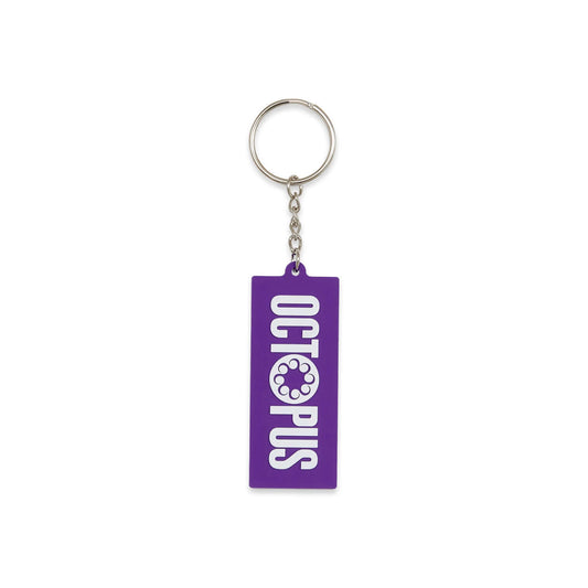 OCTOPUS LABEL KEYCHAIN PURPLE OCTOPUS €5.0