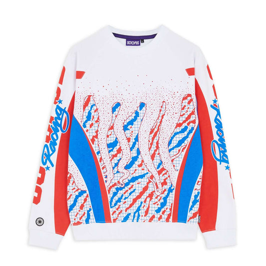 OCTOPUS RACING CREWNECK WHITE OCTOPUS €110.0