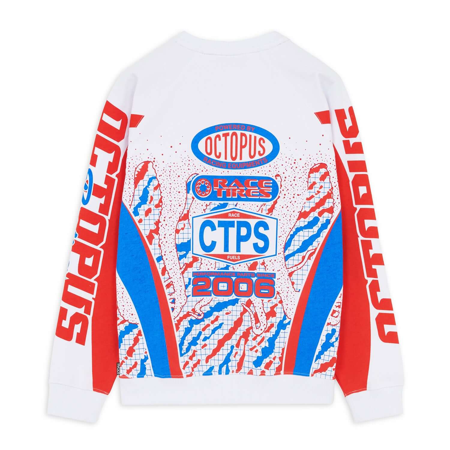 OCTOPUS RACING CREWNECK WHITE OCTOPUS €110.0
