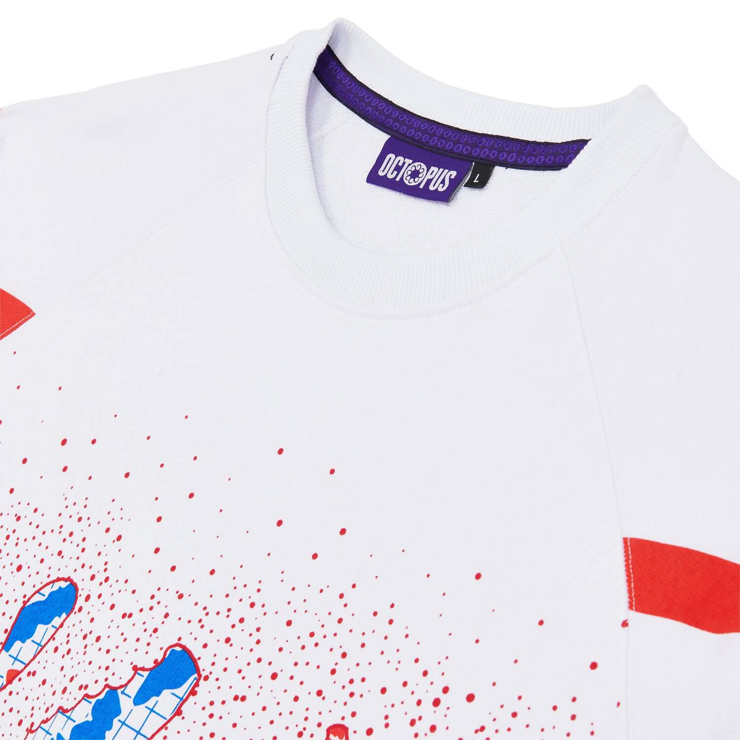 OCTOPUS RACING CREWNECK WHITE OCTOPUS €110.0
