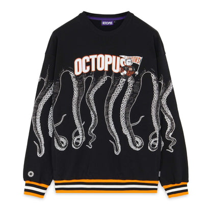 ATHLETIC CREWNECK BLACK OCTOPUS €46.0