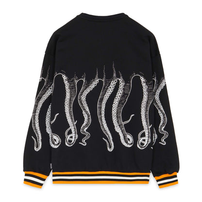 ATHLETIC CREWNECK BLACK OCTOPUS €46.0