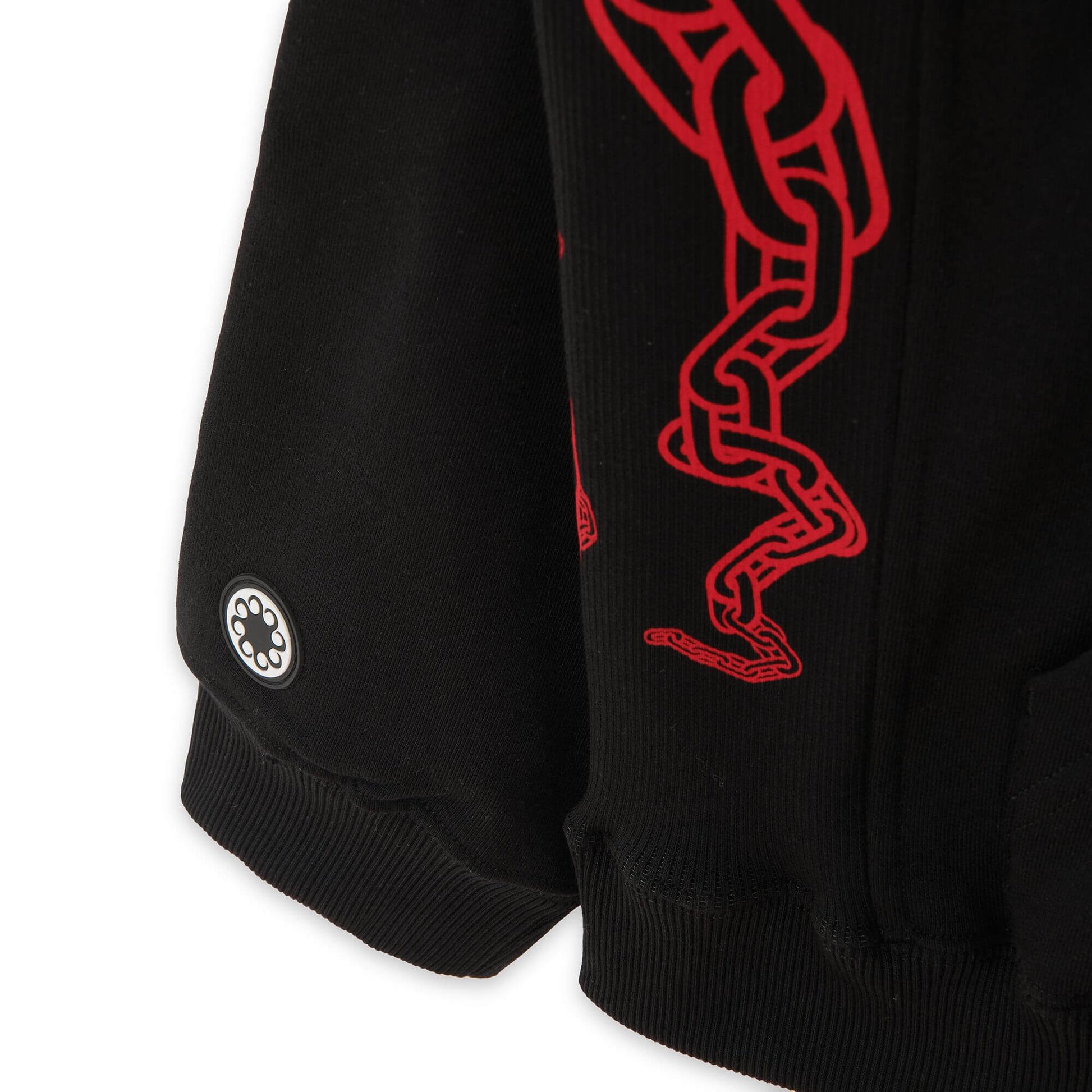 CHAIN LOGO HOODIE BLACK OCTOPUS €105.0