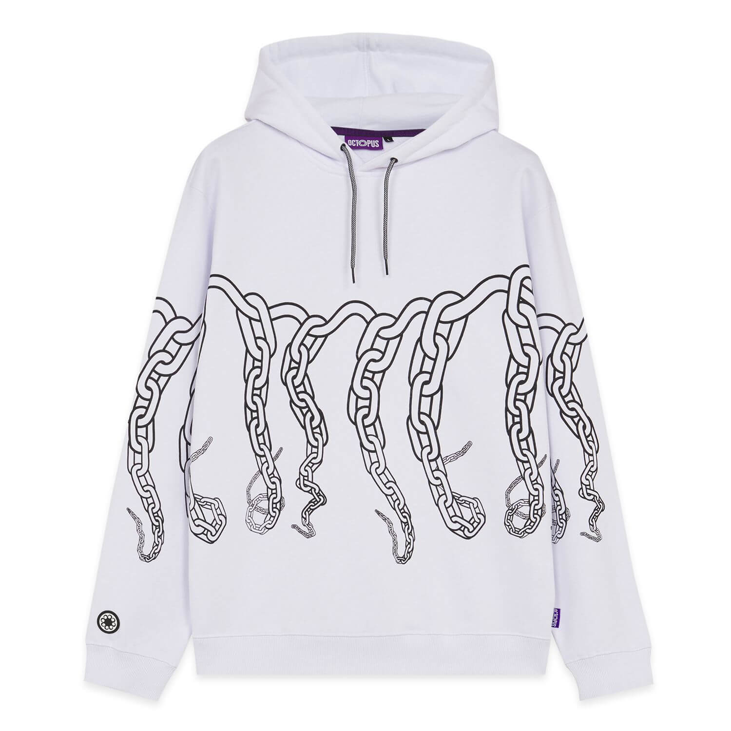 OCTOPUS RELE' HOODIE WHITE OCTOPUS €110.0