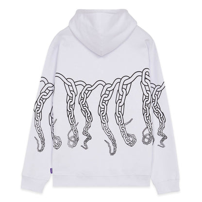 OCTOPUS RELE' HOODIE WHITE OCTOPUS €110.0