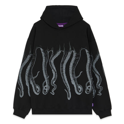 OCTOPUS OUTLINE HOODIE BLACK