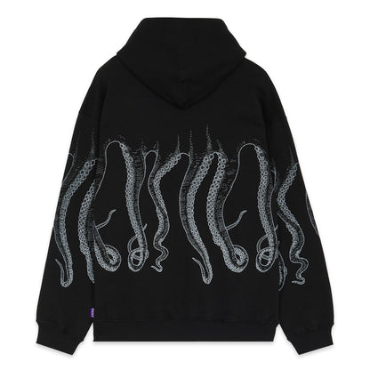 OCTOPUS OUTLINE HOODIE BLACK