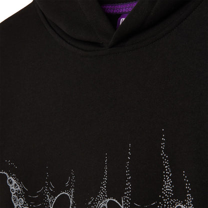 OCTOPUS OUTLINE HOODIE BLACK