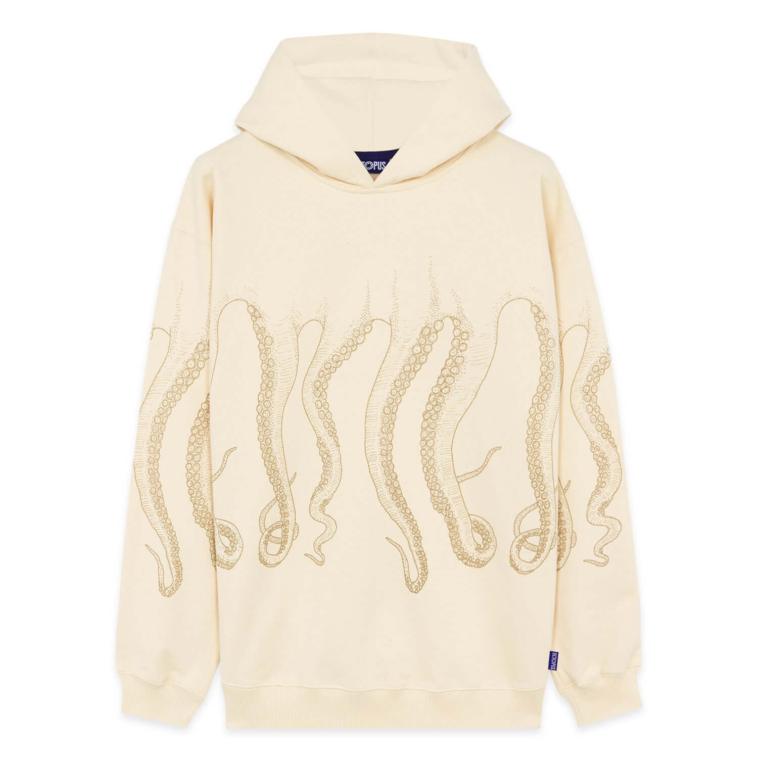 OCTOPUS DYED HOODIE CREAM OCTOPUS €140.0