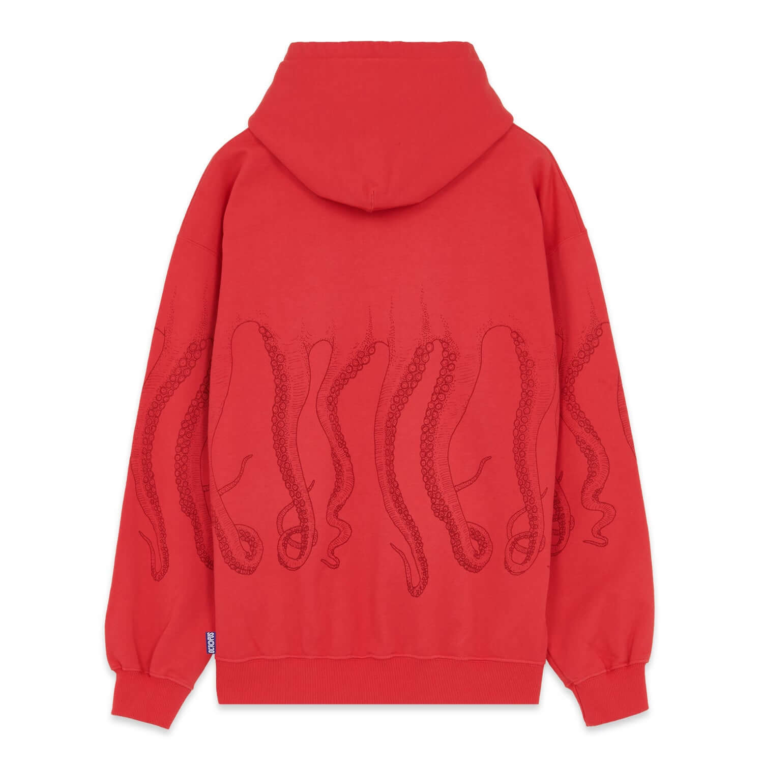 OCTOPUS DYED HOODIE ROSSO OCTOPUS €140.0