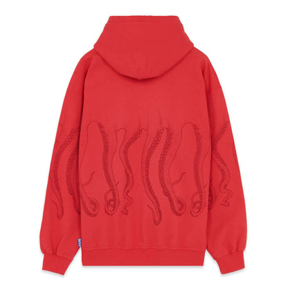 OCTOPUS DYED HOODIE ROSSO OCTOPUS €140.0