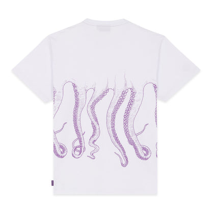 OUTLINE LOGO TEE PURPLE WHITE