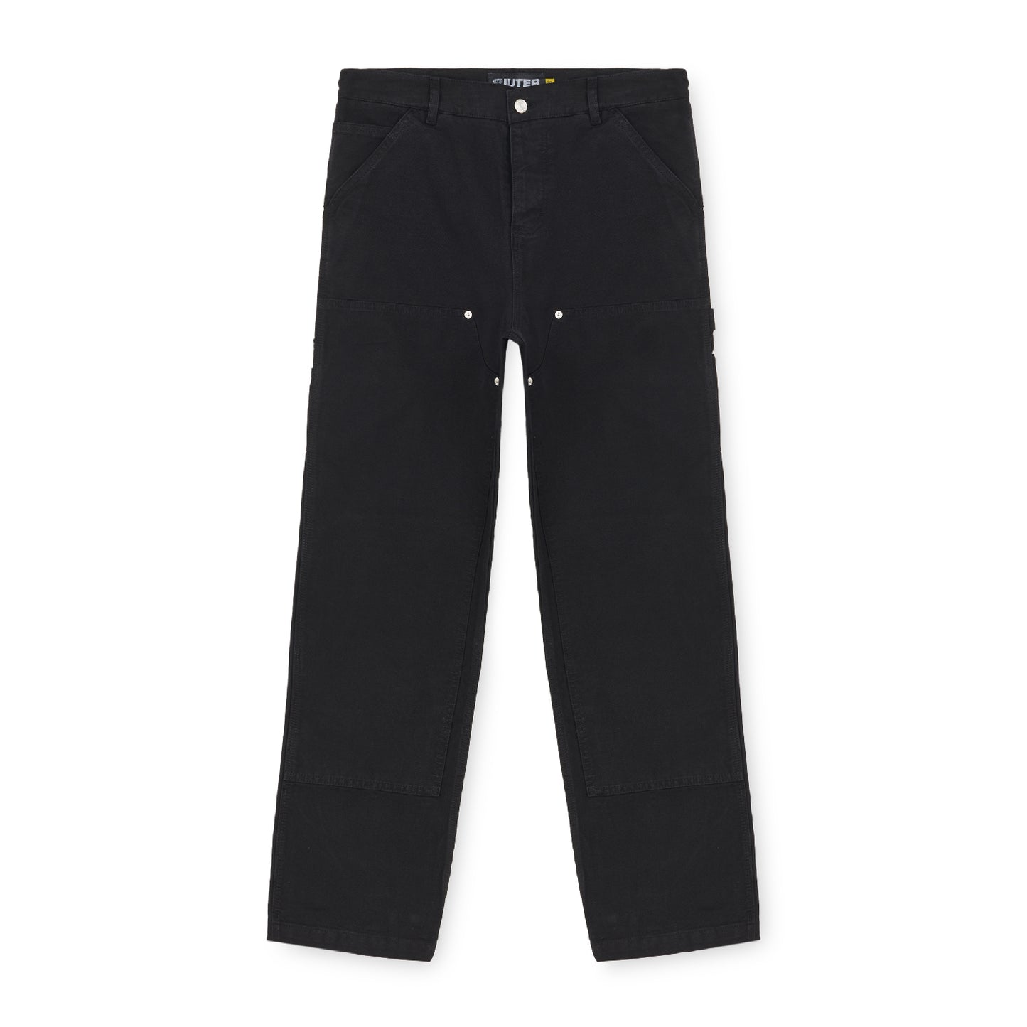 DOUBLE KNEE PANT BLACK