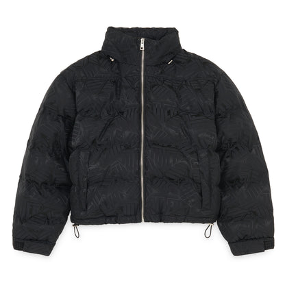 IUTER ALLOVER WOMAN PUFF JACKET BLACK