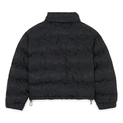 IUTER ALLOVER WOMAN PUFF JACKET BLACK