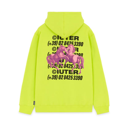 HORSES HOODIE LIME
