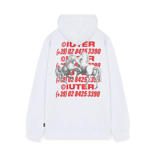 HORSES HOODIE WHITE IUTER €99.0
