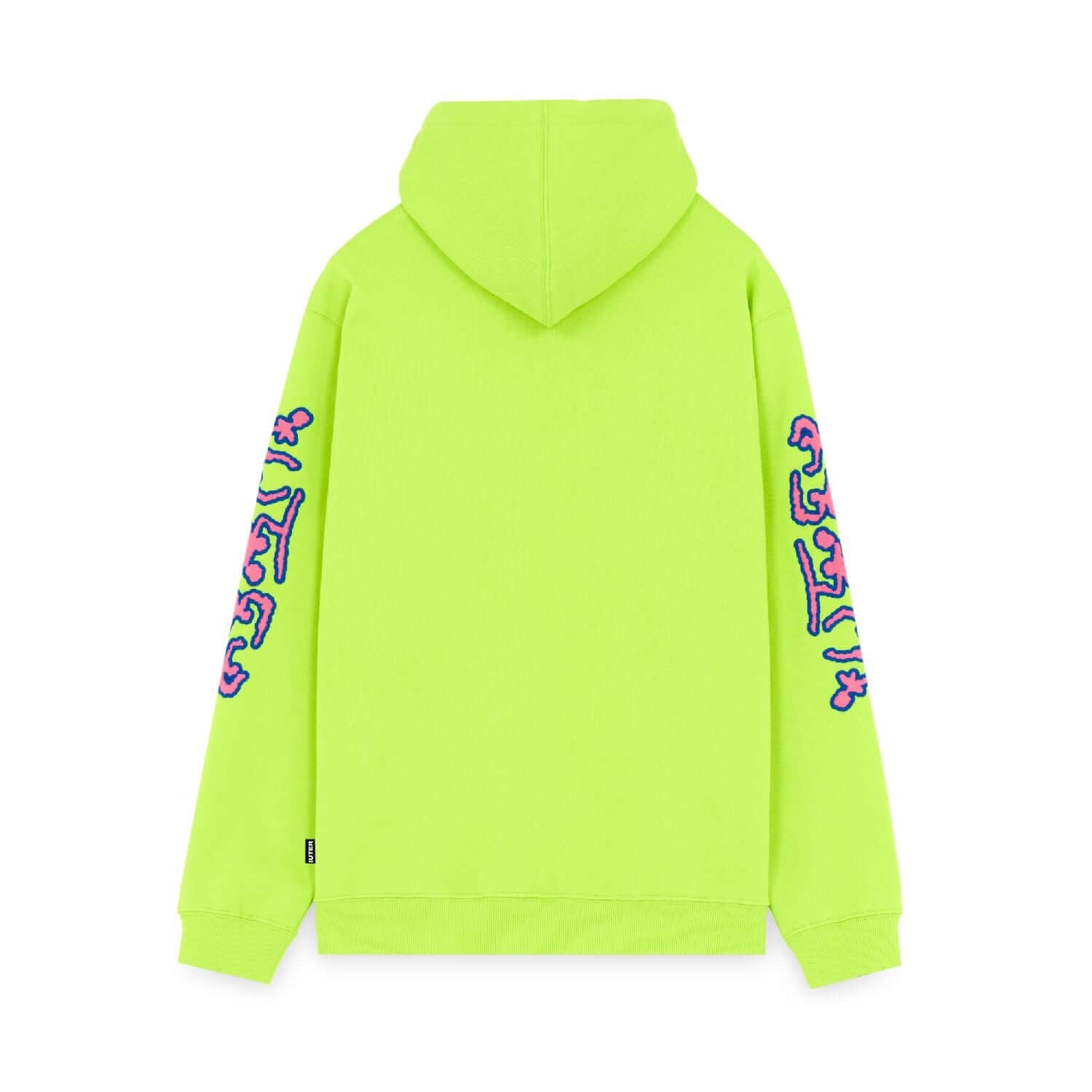 CARVING HOODIE LIME IUTER €56.0