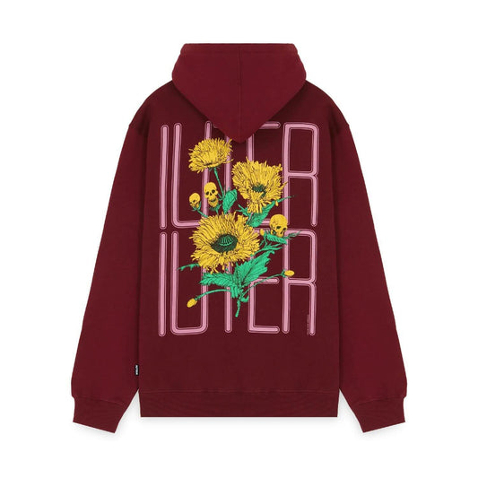 SPINE SKULLS HOODIE BURGUNDY IUTER €99.0