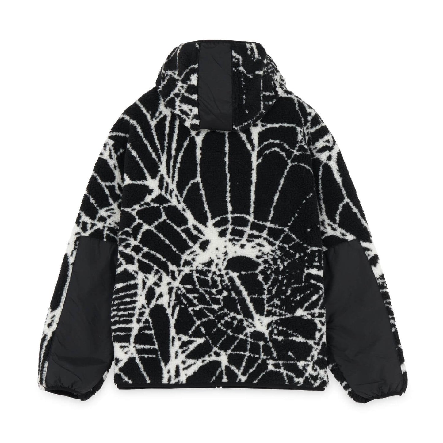 WEB FUR ZIP HOODIE BLACK IUTER €190.0