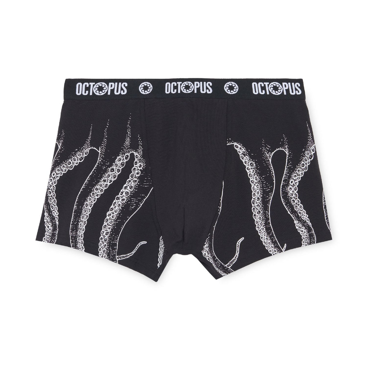 OCTOPUS OUTLINE BOXER BLACK WHITE
