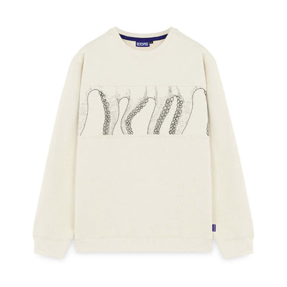 OUTLINE BAND CREWNECK CREAM OCTOPUS €99.0